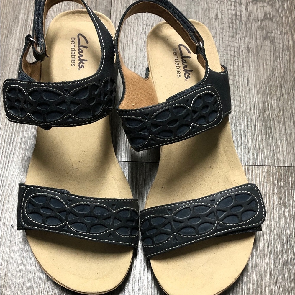 Clarks Women's Dark Blue Sandals